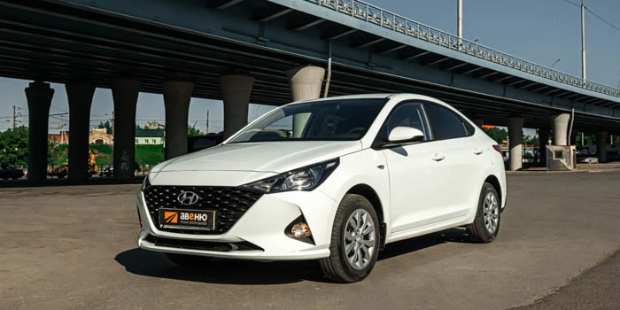 Hyundai Solaris белыйㅤ в аренду