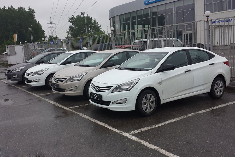 Пополнение автопарка новыми Hyundai Solaris