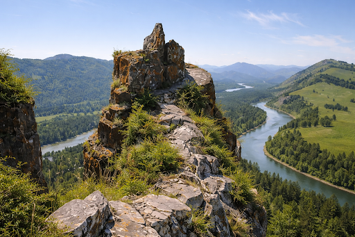 Гора Чертов палец и Семинский перевал​​​​​​​