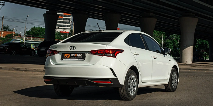 Hyundai Solaris белый в аренду